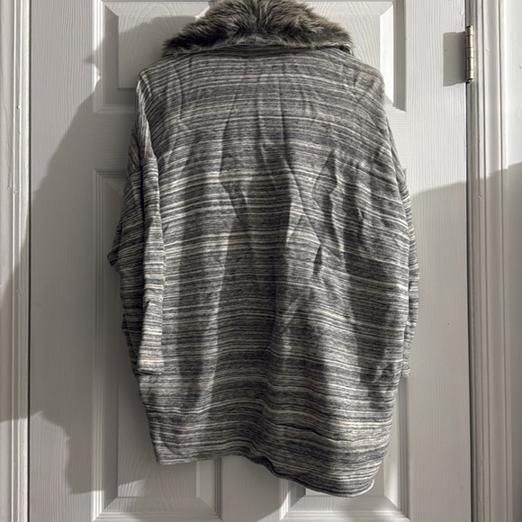 Armani Exchange A | X Size medium jacket coat cardigan fuzzy sweater jacket AX - Picture 9 of 10